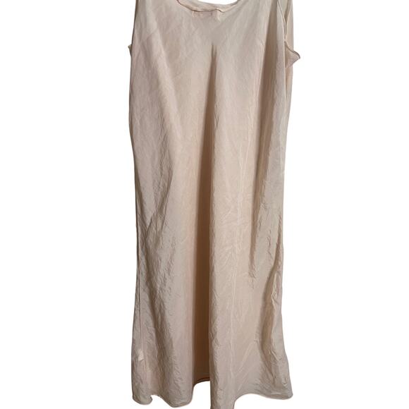 CP Shades Faye Slip Dress Cotton Silk in Peach  Lighweight Womans Medium - Picture 3 of 9